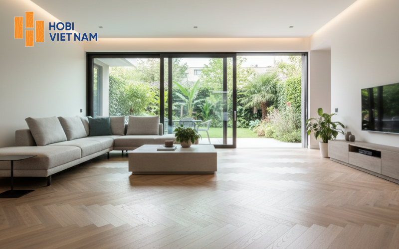 Sàn khổ vừa dành cho không gian trung bình