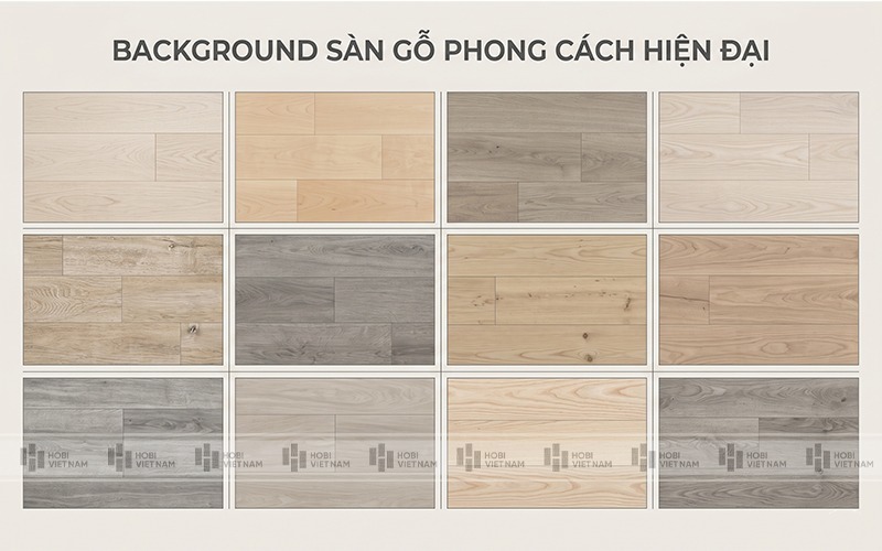 Background sàn gỗ phong cách hiện đại