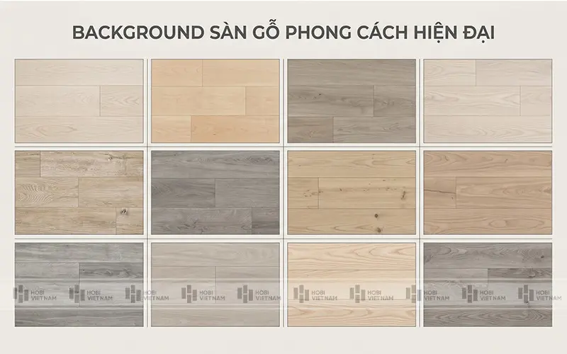 Background sàn gỗ phong cách hiện đại