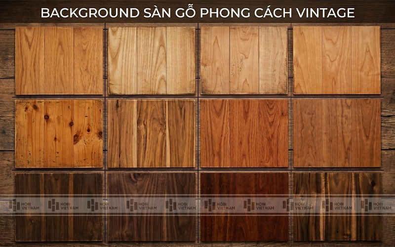 Background sàn gỗ phong cách vintage