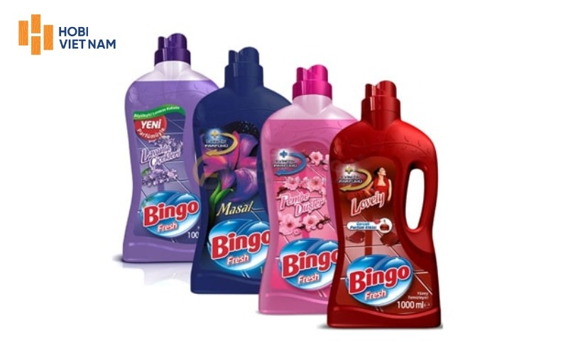 Nước lau sàn Bingo chiết xuất thảo dược dùng cho sàn gỗ công nghiệp