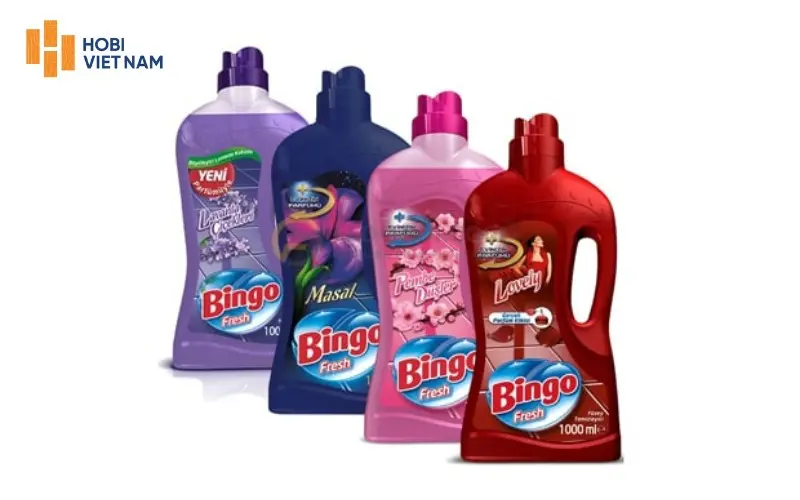 Nước lau sàn Bingo chiết xuất thảo dược dùng cho sàn gỗ công nghiệp