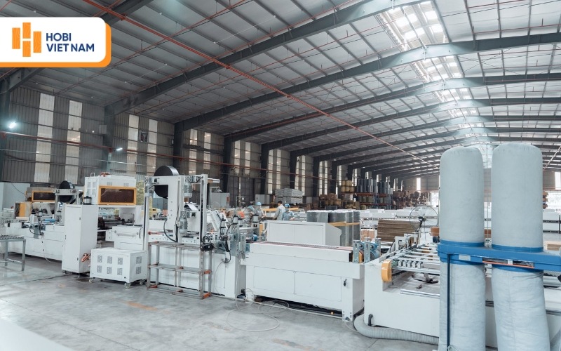 Nhà máy sản xuất sàn gỗ công nghiệp Hobi Việt Na