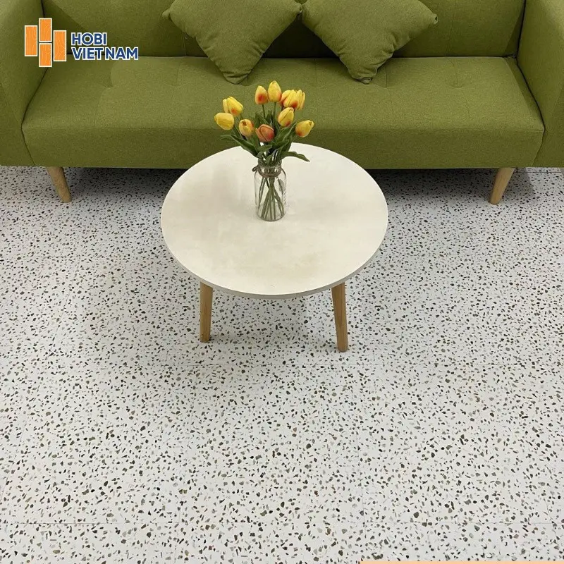 Sàn nhựa giả đá Terrazzo