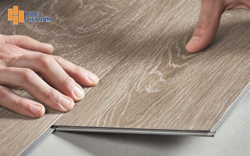 Sàn nhựa giả gỗ hèm khoá