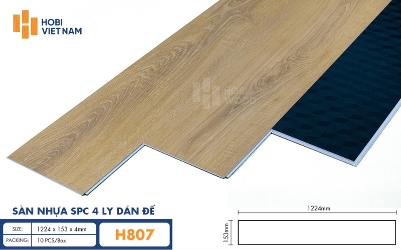 Sàn nhựa vân gỗ Hobi