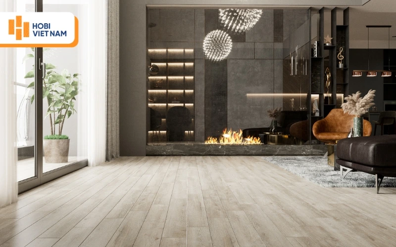 Sàn nhựa giả gỗ tự dán