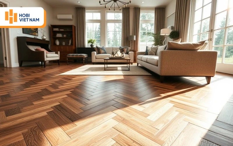 Lát sàn giả gỗ phải phù hợp với phong cách nội thất