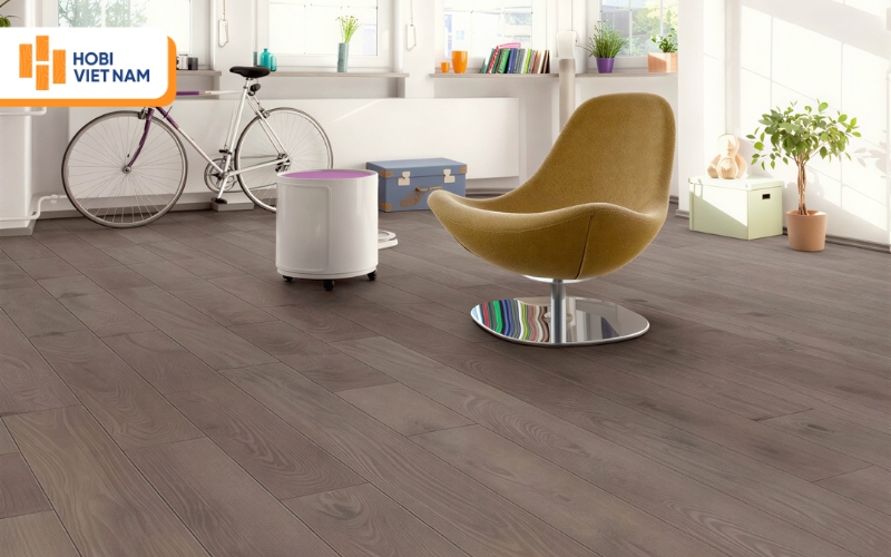 Sàn gỗ Binyl Pro cốt đen có khả năng chịu nước lên đến 120 giờ