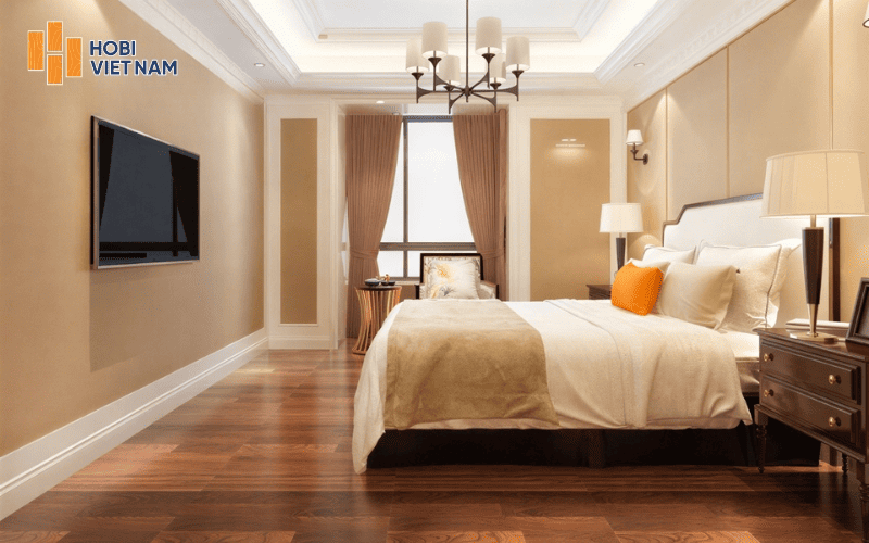 Sàn gỗ tự nhiên cho phòng ngủ