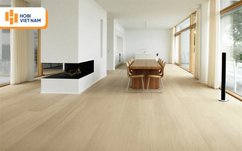 Sàn gỗ ThaiGold có khả năng chịu lực, chống trầy xước tốt