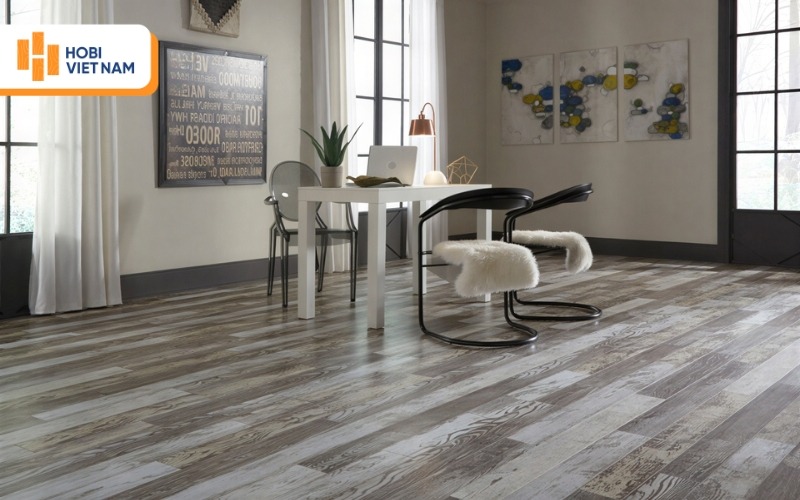Sàn gỗ Hobi Black chịu nước vượt trội