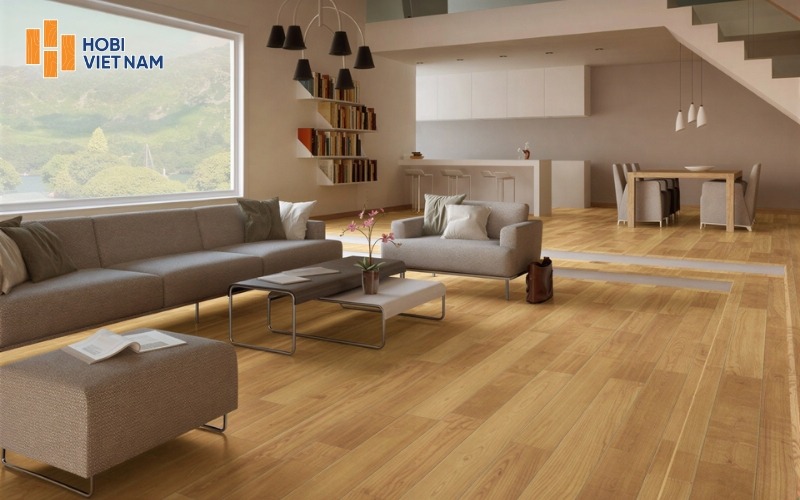 Mẫu sàn gỗ Morser dành cho phòng khách