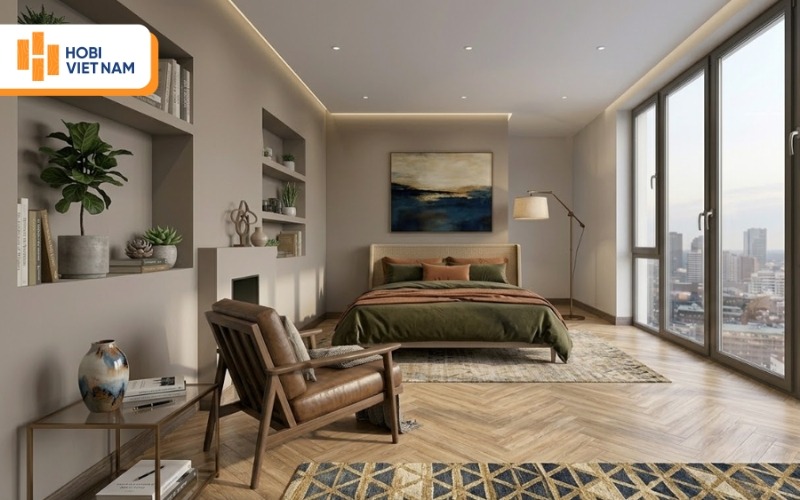 Sàn nhựa CharmWood Hèm V