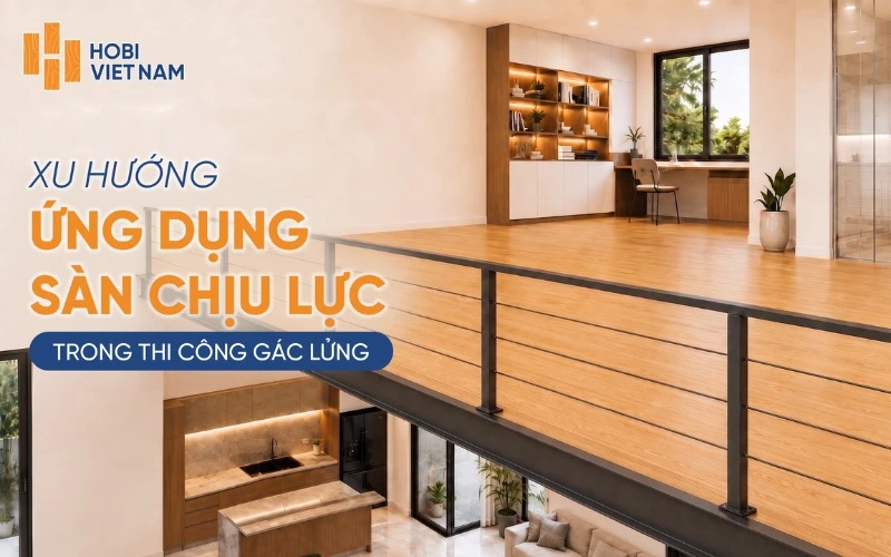 Sàn chịu lực Glotex có thể ứng dụng tại nhiều khu vực nội thất