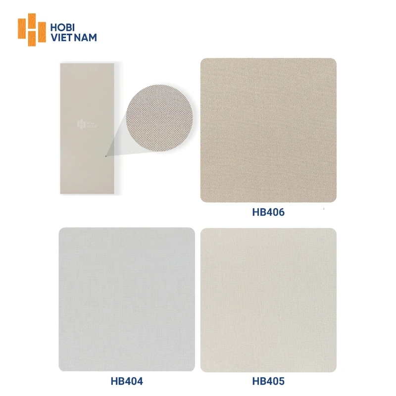 Trọn bộ tấm ốp than tre vân vải HB404 HB405 HB406 sang trọng