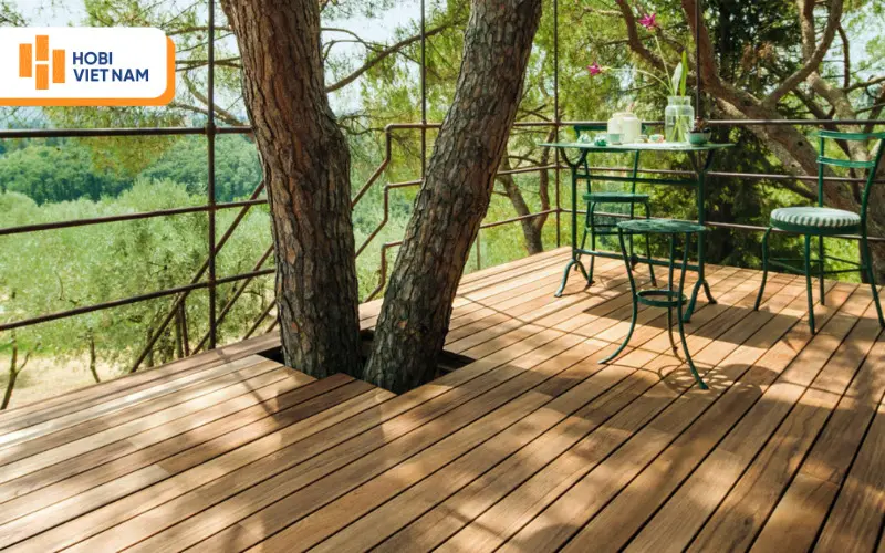 Sàn gỗ tự nhiên mang đến vẻ đẹp sang trọng
