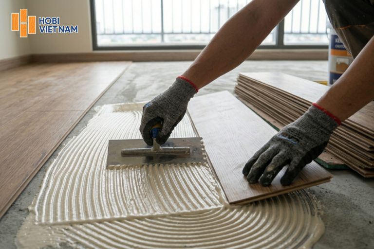 Keo dán sàn nhựa: Phân loại, cách dùng và bảo quản đúng cách