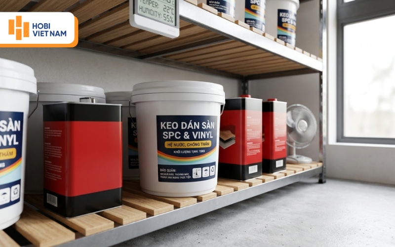 Bảo quản keo ở nơi khô ráo, thoáng mát