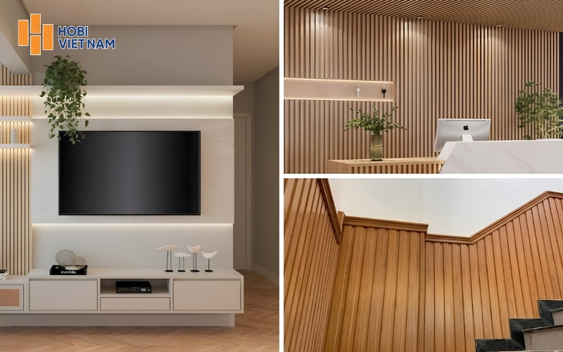 Lam sóng Glotex ốp tường nội thất