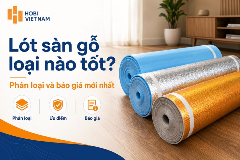 Lót sàn gỗ loại nào tốt? Phân loại và báo giá mới nhất 2026