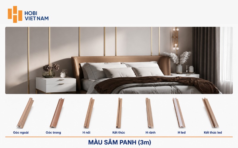 Mỗi vị trí thi công phù hợp với một loại phụ kiện nẹp khác nhau