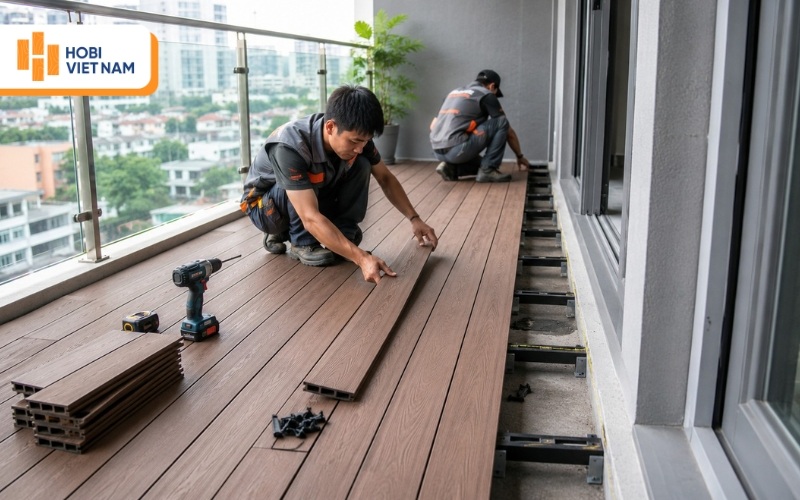 Chừa khe giãn nở khi thi công
