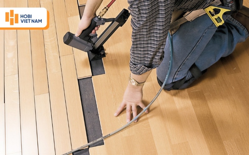 Lắp sàn gỗ kỹ thuật mới trên sàn cũ