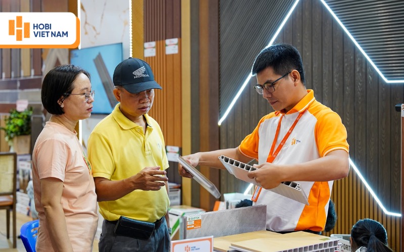 Hobi Việt Nam hỗ trợ tư vấn tấm ốp gỗ nhựa phù hợp ngân sách công trình