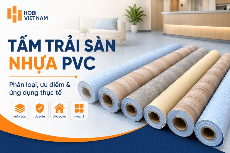 Tấm trải sàn nhựa PVC là gì? Có nên sử dụng không?