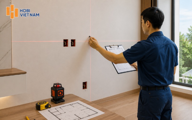 Cần khảo sát vị trí thi công trước khi lắp tấm nhựa ốp tường