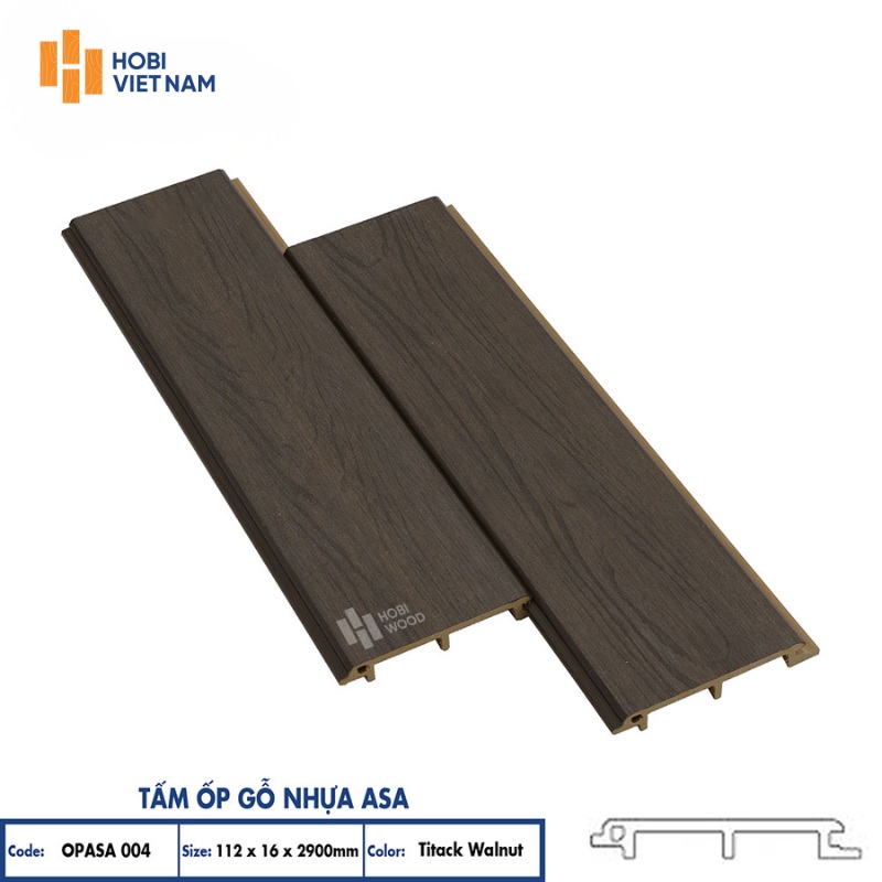 Tấm ốp gỗ nhựa phủ ASA