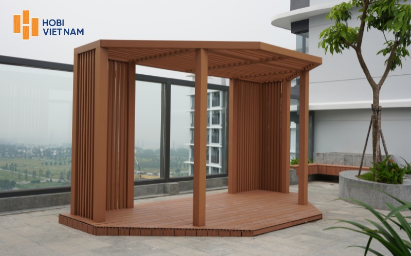 Dự án thi công chòi nghỉ giàn perogla tại MIDORI PARK The GLORY