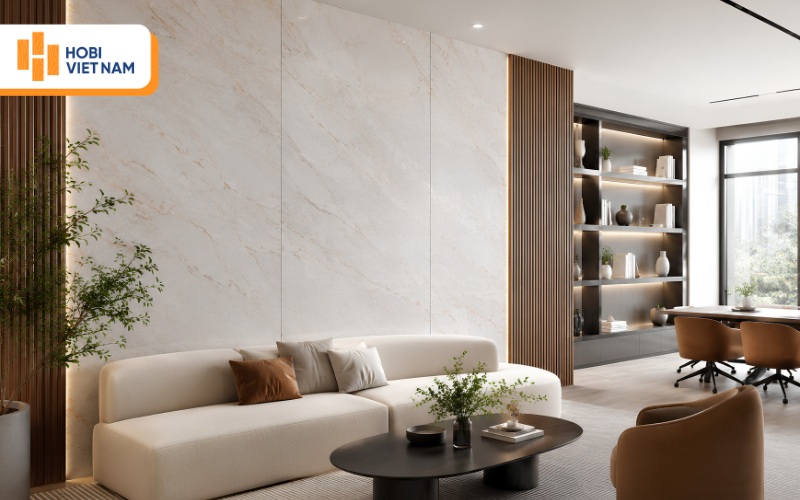 Tấm ốp tường Hobiwood có mẫu mã đa dạng, chống nước tốt