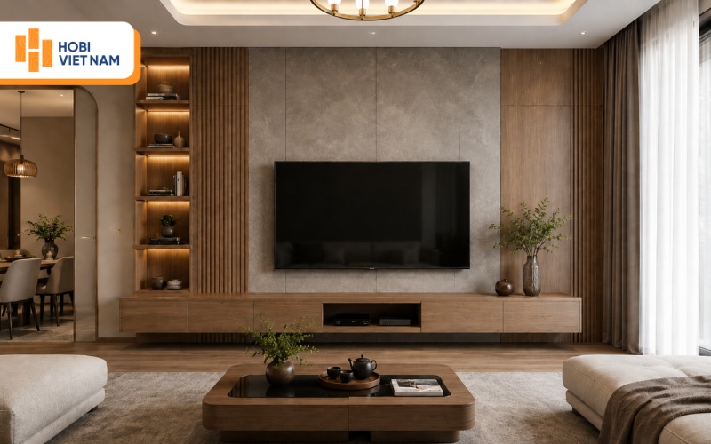 Tấm ốp than tre có kết cấu đặc chắc và ổn định