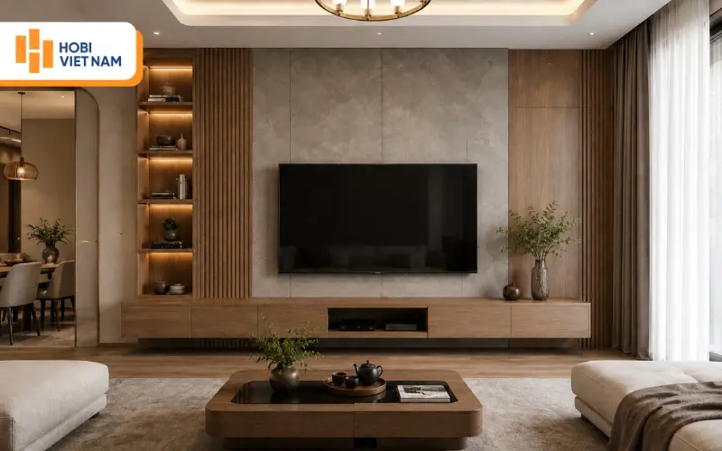Tấm ốp than tre có kết cấu đặc chắc và ổn định