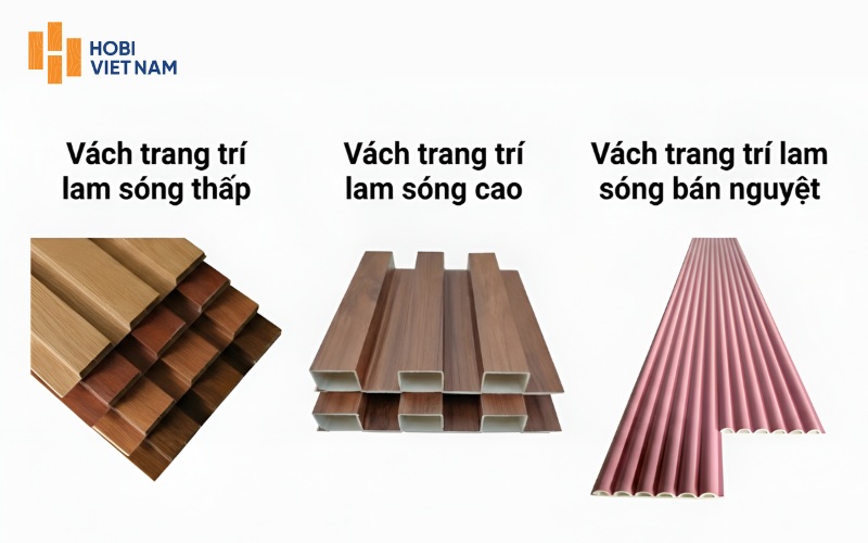 Các loại vách ngăn lam sóng theo hình dạng 
