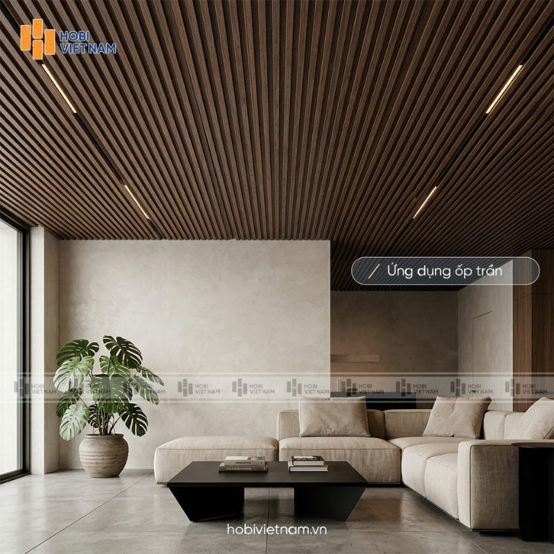 Thi công lam sóng ốp trần thường có giá thành cao hơn