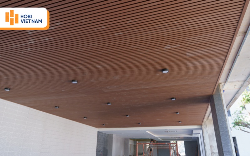 Dự án thi công lam sóng ốp trần Glotex