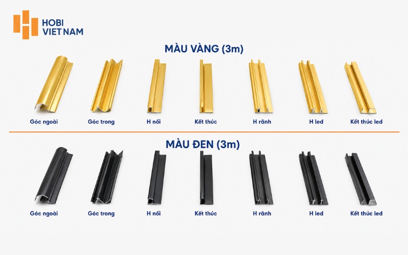Các loại nẹp phụ kiện thường dùng khi thi công tấm lam sóng nhựa