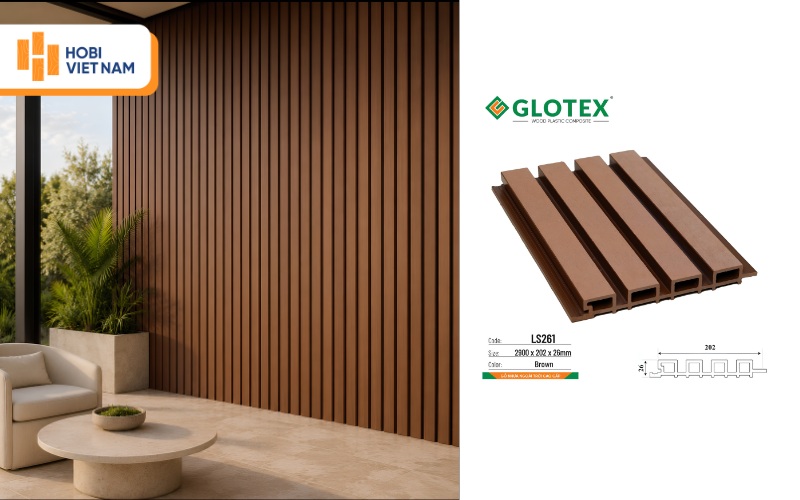 Tấm ốp lam sóng Glotex bền đẹp
