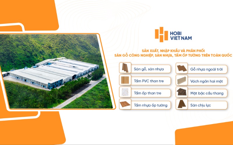 Hobi Việt Nam cung cấp tấm ốp lam sóng gỗ nhựa chất lượng cao