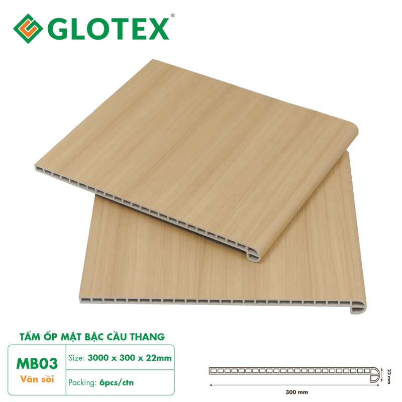 Mặt bậc cầu thang nhựa vân gỗ