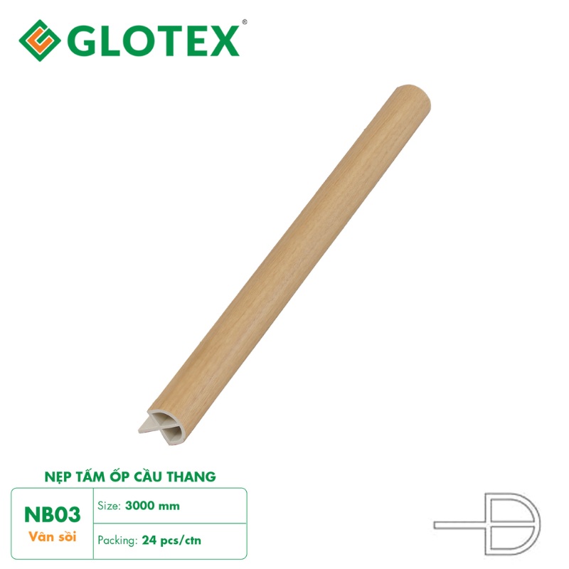 Nẹp bậc cầu thang là phụ kiện được lắp tại mép ngoài của mặt bậc cầu thang