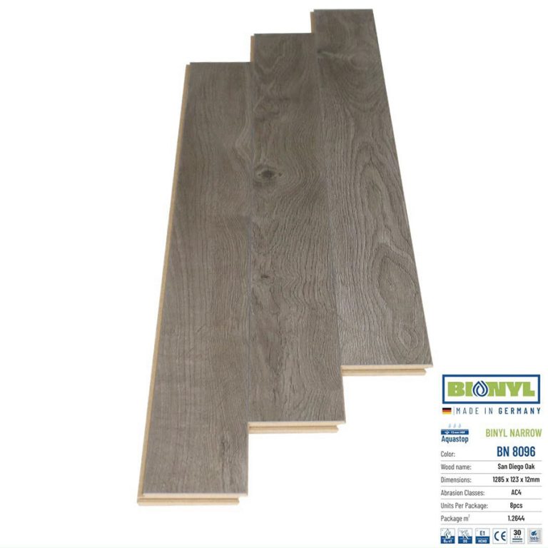 Sàn gỗ Binyl 12mm 8096