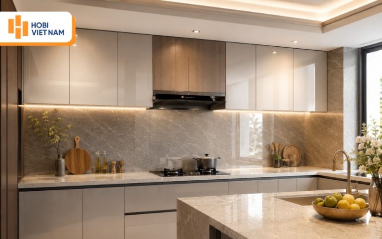 15+ mẫu tấm nhựa ốp tường bếp bền đẹp, chống nhiệt hiệu quả