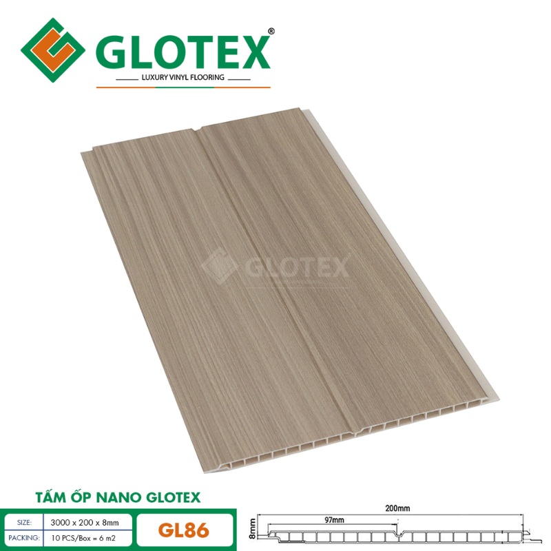 Tấm ốp Nano 200 Glotex