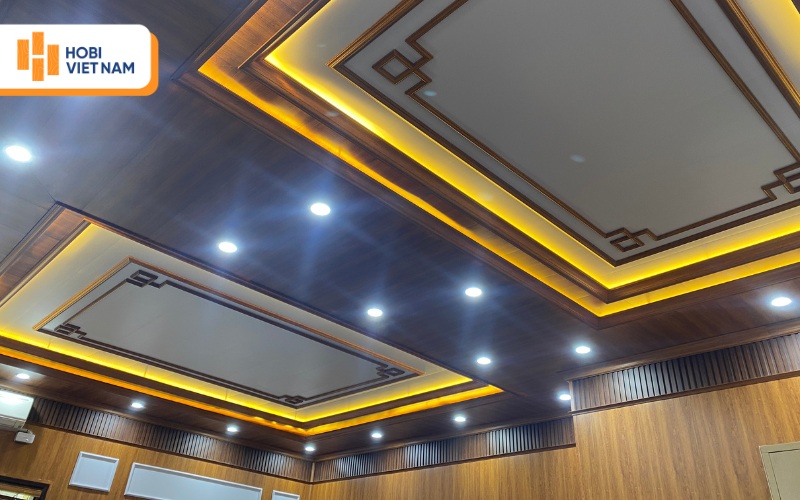 Dự án thi công tấm nhựa nano ốp trần tại mễ Trì