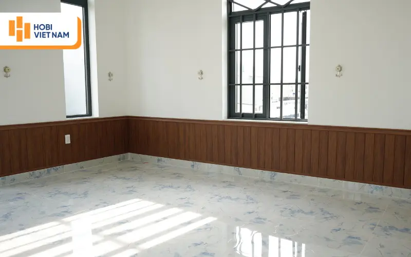 Dự án thi công tấm ốp nano Hobi thực tế