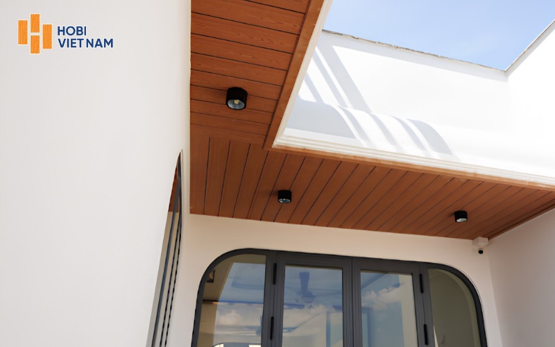 Dự án trần lam composite gỗ nhựa tại Bình Chánh